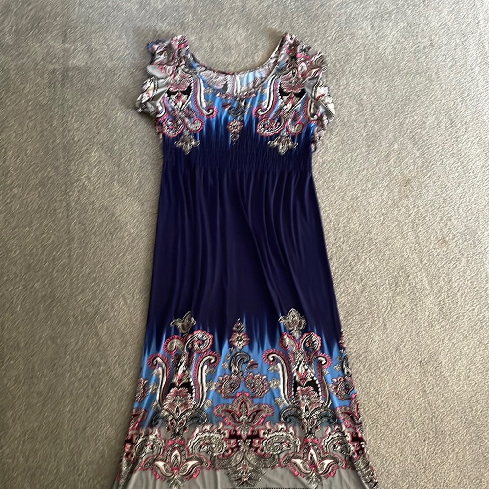 Blue dress